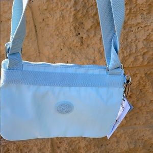 A frozen Kipling bag